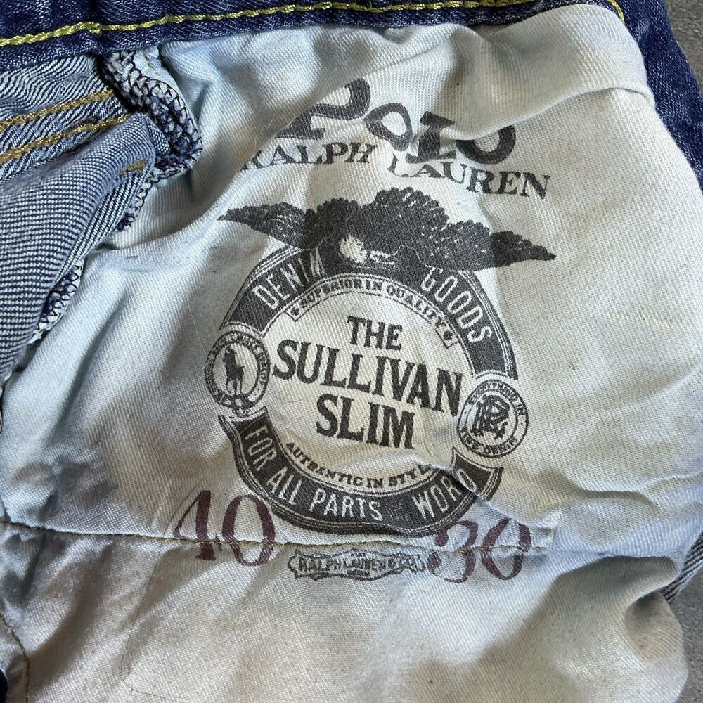 Polo Ralph Lauren 40 X 30 Sullivan Slim Men’s Jeans Stained Pants